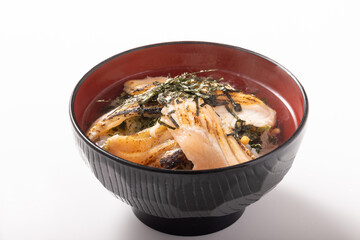 鮭ハラスの茶漬け