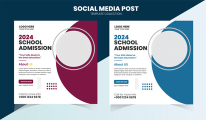 School admisson media post