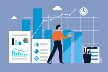 finance investment vector graphics