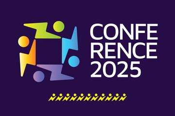 Vibrant Abstract Conference Logo Template