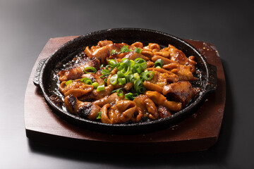 豚もつ鉄板焼き