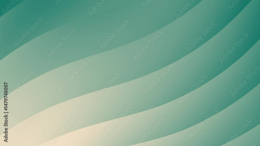 Poster abstract green and cream waves create a smooth, flowing, and calming background, abstract texture gr