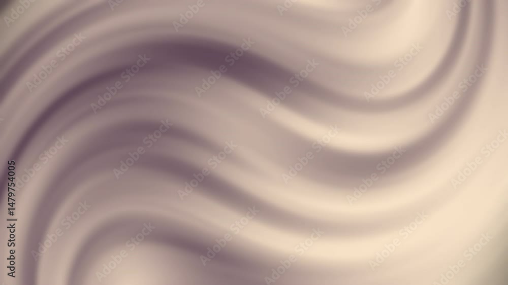 Poster a smooth beige and brown abstract wave pattern with soft gradients and flowing curves creating a cal