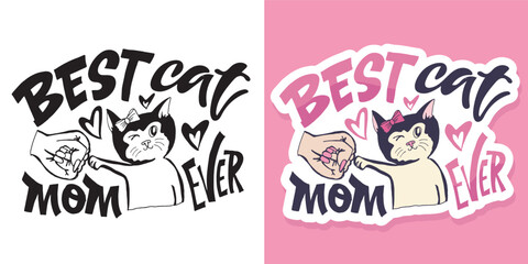 Trendy hand drawn doodle lettering quote. Lettering for t-shirt design, mug print, bag print, clothes fashion. 100% hand drawn vector image.