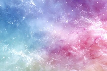Fototapeta premium Dreamy Pastel Galaxy Background Soft Pink Blue Purple Nebula Texture