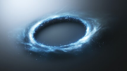 Abstract ethereal ring