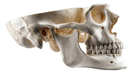 Human Occipital Bone Detailed 3D Model of Skull Anatomy