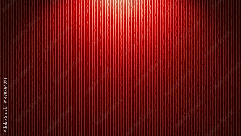 Poster elegant red vertical lines textured backdrop with gradual lighting for backgrounds and designs