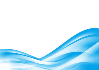 SHINY LIGHT BLUE WHITE SIMPLE DYNAMIC WAVE ABSTRACT BACKGROUND