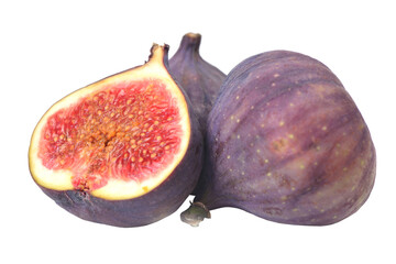 Figs isolated on white background