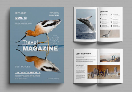 Travel Magazine Layout
