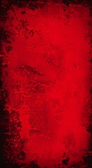 Obraz premium Crimson Abstract: Textured Red Digital Art