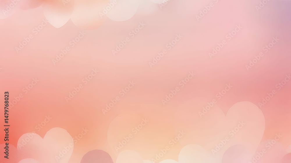 Poster soft pastel background with bokeh effects creating a dreamy, gentle, and visually appealing texture.
