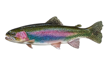 Rainbow Trout Fish Illustration