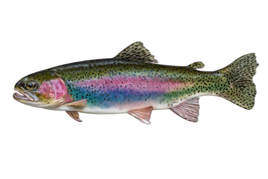 Rainbow Trout Fish Illustration