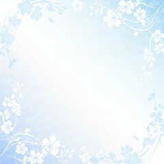 winter background with blue 