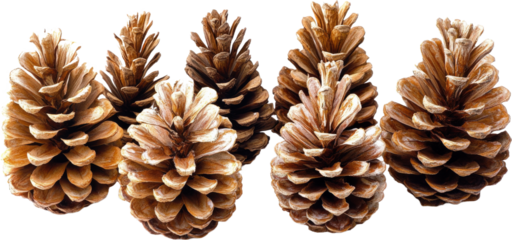 Collection of Dried Pine Cones