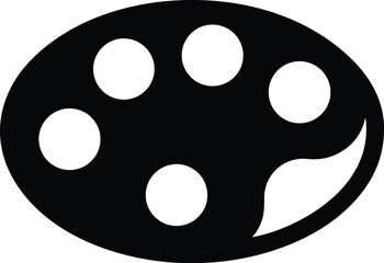 palette vector icon.