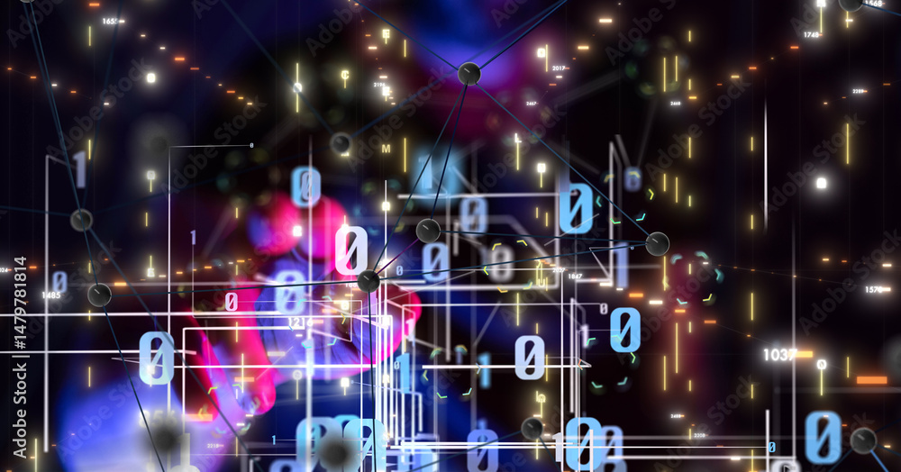 Poster business intelligence analyst dashboard on virtual
