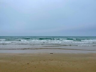 beach in the morning
