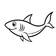 Baby Shark Outline Icon