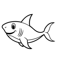Baby Shark Outline Icon