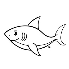 Baby Shark Outline Icon