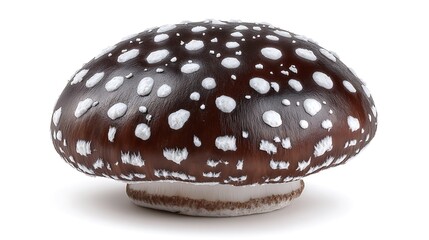 Fototapeta premium Dark Chocolate Mushroom Studio Shot with Isolated.