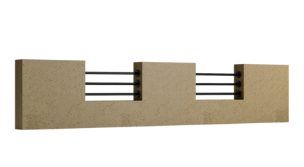 A wall with a metal fence on it