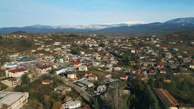 Tskaltubo City in Adjara, Georgia With Scenic Views and Charming Architecture