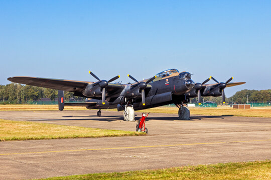 Avro Lancaster BII PA474 bomber plane of the Battle of Britain Memorial Flight. (2024)
