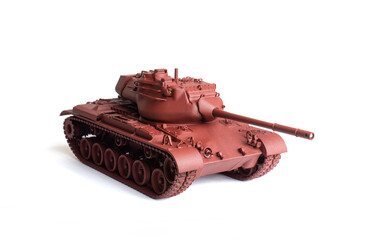 Scale model of old vehicle