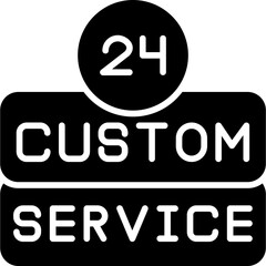 Custom Service Icon Personalized Support Symbol
