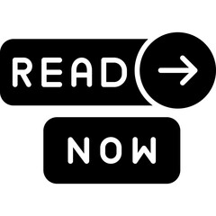 Read Now Icon Quick Content Access Button