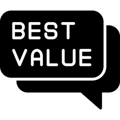 Best Value Icon Best Deal and Price Symbol
