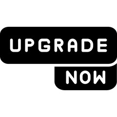 Upgrade Now Icon Service or Product Enhancement Symbol