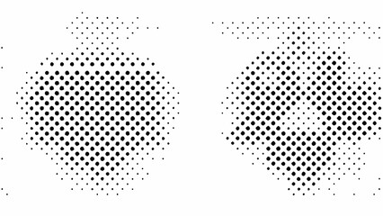 Halftone background in abstract