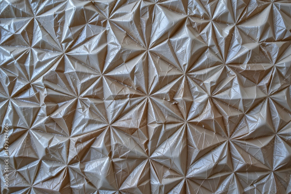 Poster textured geometric pattern: a detailed close-up showcases a captivating texture, the geometric patte