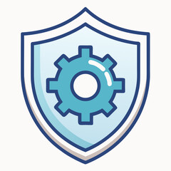 gear icon vector illustration