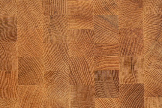 High-resolution image of a butcher block's end grain. Ideal for backgrounds, textures, and design projects.