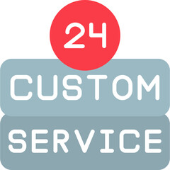 Custom Service Icon Personalized Support Symbol