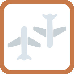 Obraz premium Transfer Airport Sign Icon Flight Connection Symbol