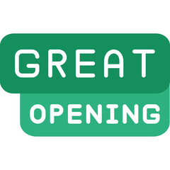 Great Opening Icon Event and Debut Symbol