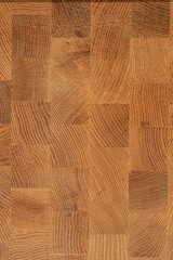 High-resolution image of a brown wood block texture, perfect for backgrounds and design projects.