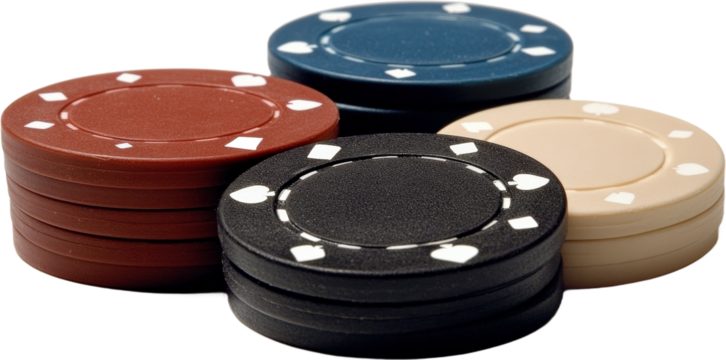 Poker Chips Close-up - Powered by Adobe