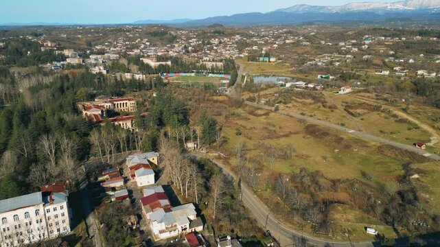 Tskaltubo City in Adjara, Georgia With Scenic Views and Charming Architecture