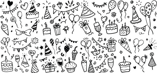 Hand Drawn Arrow Doodle Set Sketch Directional Icons and Symbols. Vector illustration