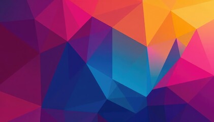 Abstract geometric shapes, vibrant color gradients, graphics, design