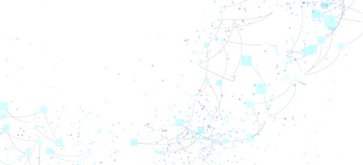 Abstract background with light blue network connections and data flow. Ideal for tech concepts.