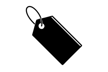 price tag silhouette vector, price tag symbol